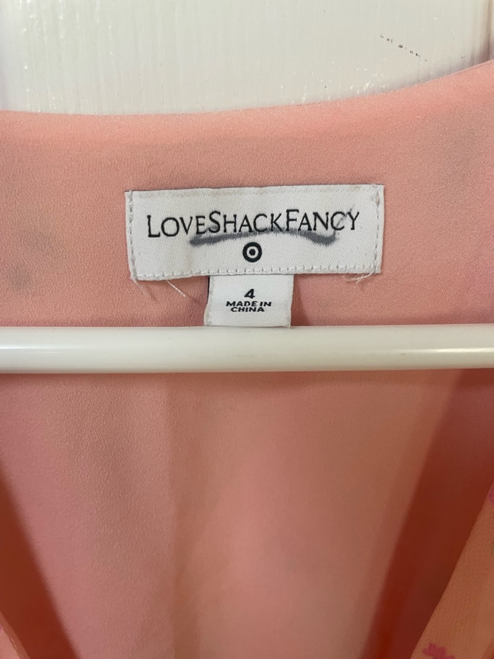 Loveshackfancy Target Dress Size 4 Roses Cottagecore Peasant Coquette - Picture 4 of 11